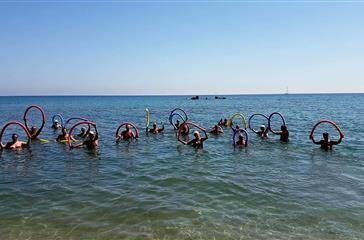 Aquagym - Attività al campeggio 4 stelle Bagheera - Corsica