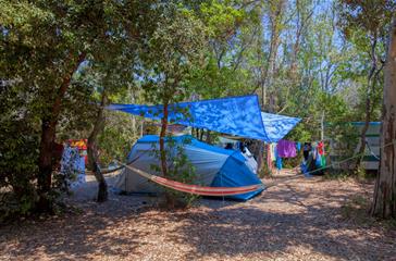 Campeggio naturista sul mare 4 Toiles Corse, Linguizzetta - Domaine de Bagheera