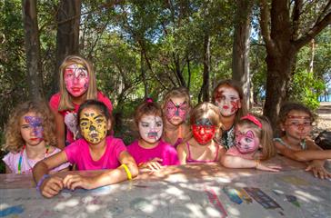 Maquillage per bambini - Residenza turistica naturista in Corsica