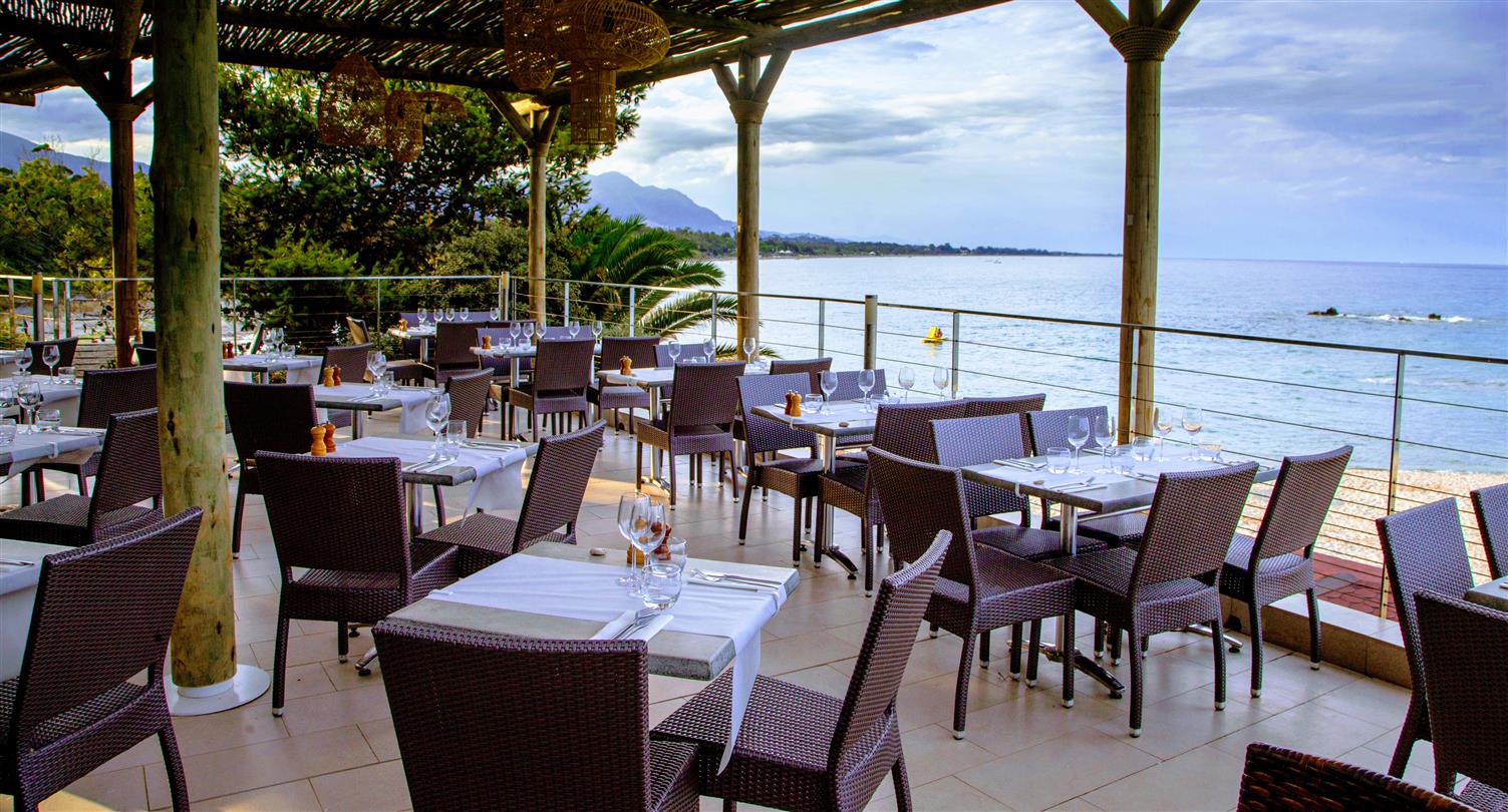 Ristorante corso con vista panoramica sul mare - Domaine de Bagheera