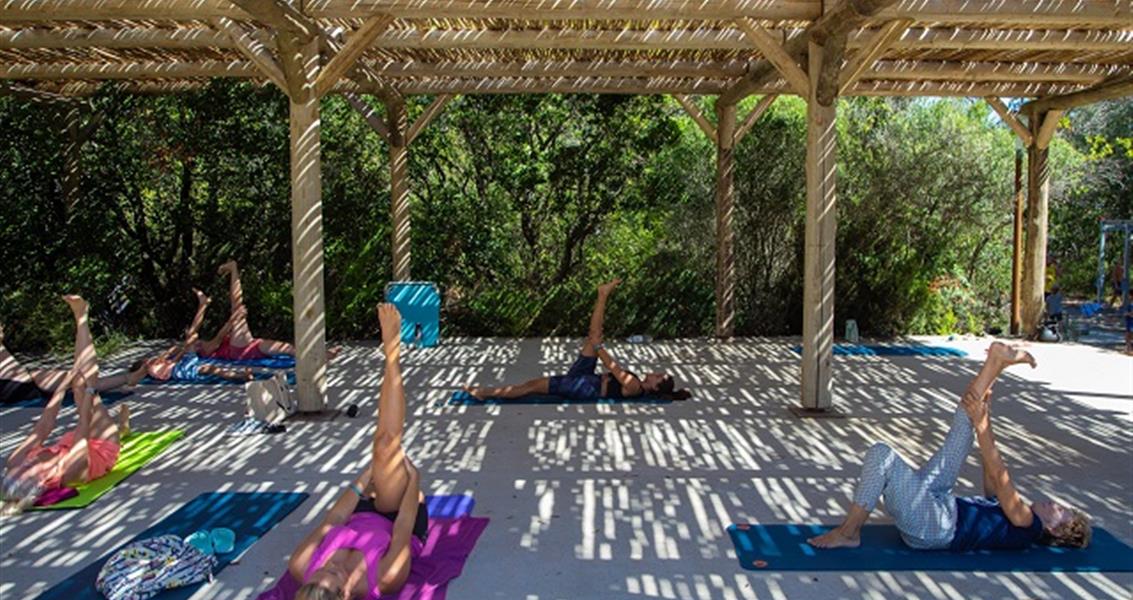 Yoga - Domaine de Bagheera, naturist campsite Corsica