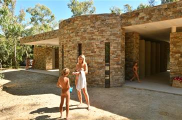 Campeggio naturista sul mare 4 Toiles Corse, Linguizzetta - Domaine de Bagheera