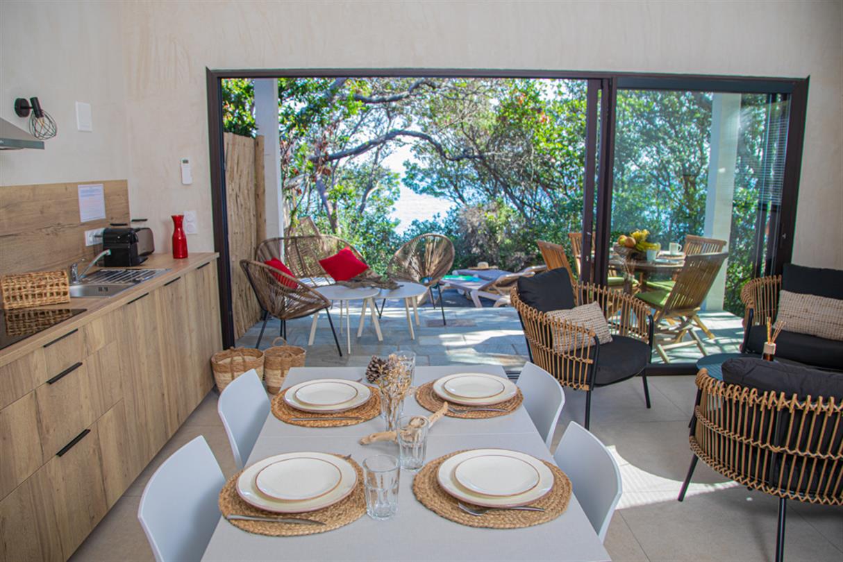 Residenza per vacanze naturiste Bravone con affitto di ville, chalet, case mobili, lodge, mini ville - Domaine de Bagheera
