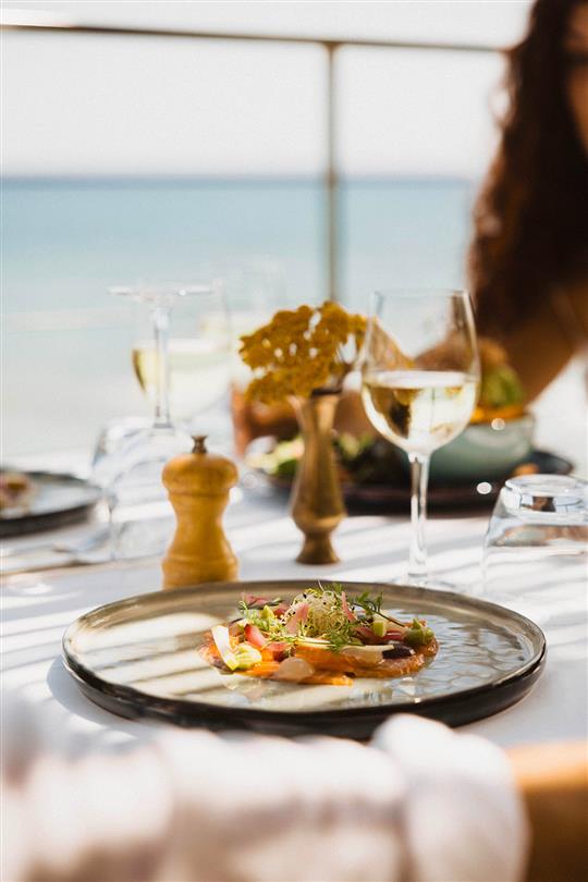 Ristorante corso con vista panoramica sul mare - Domaine de Bagheera