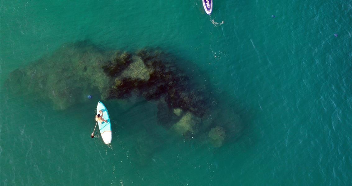 Noleggio di pagaie al campeggio naturista corso, campeggio 4 stelle sul mare
